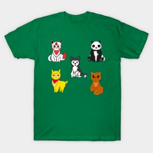 Cute animal pattern T-Shirt